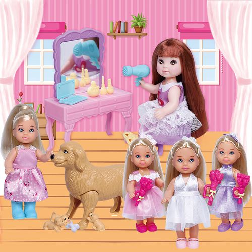 princess doll gift box仿真过家家洋娃娃玩具