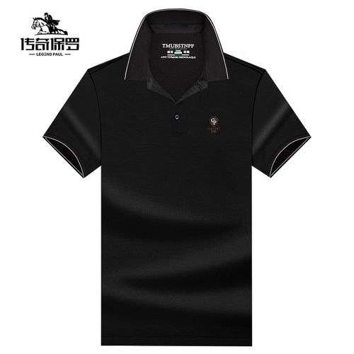 保罗polo衫男装2022夏季日常休闲短袖丝光棉纯色普通男士polo衫 875