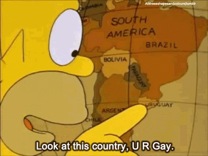 trending the simpsons homer simpson brazil men fagburn,gay,media