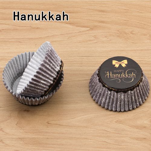 纸杯 cup cake 蛋糕连模用蛋糕纸托 多款花样 独立盒装约100 hanukkah