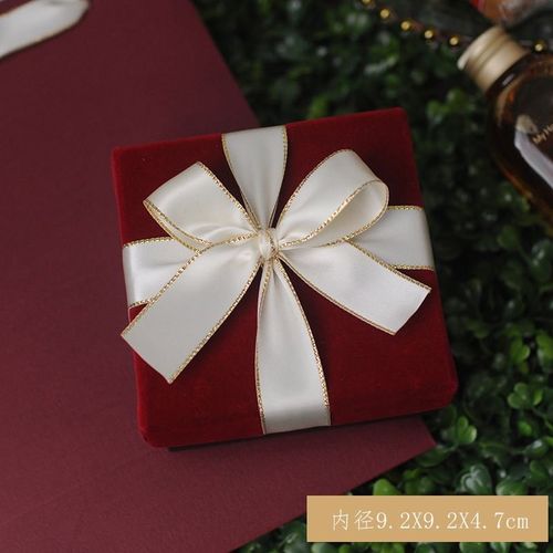 礼物空盒velvet gift box empty christmas wrapping