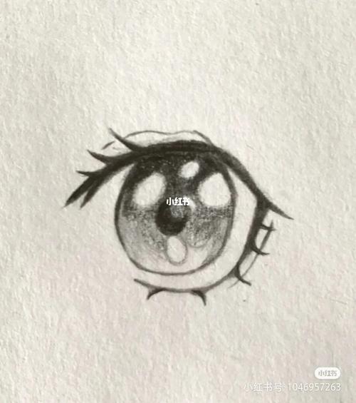 眼睛画法(可爱型)_简笔画_教程_简笔画教程_文化_绘画