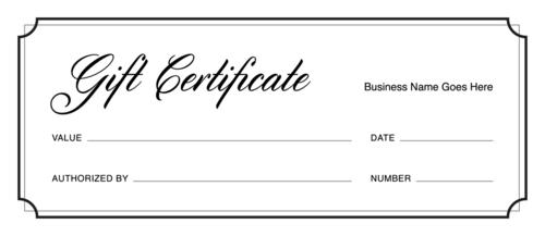 gift certificate templates download free gift certificates