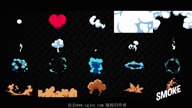 【新提醒】ae制作flash卡通效果特效gif 屌炸天-游戏特效论坛