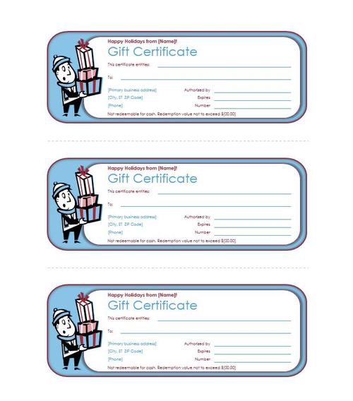 40 free gift certificate templates template lab