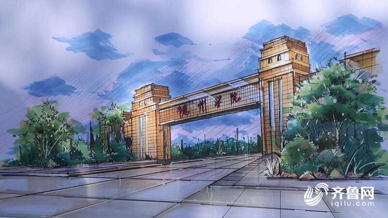 55秒丨德州大学生手绘校园美景 记录青春足迹