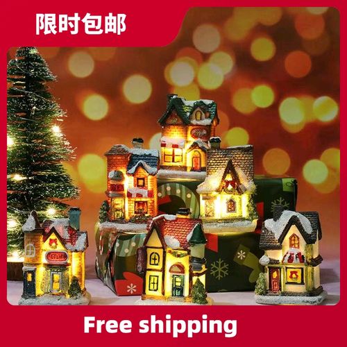 christmas light house merry christmas decorations for home