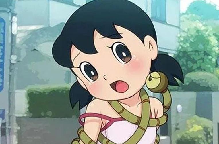 哆啦a梦:5个版本的静香,本子静香最可爱,真人静香好想娶回家!