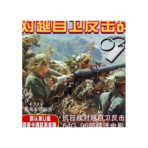 越战电影u盘64g历史抗美援朝经典老电影抗日对越自卫