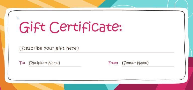 173 free gift certificate templates you can customize
