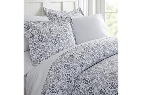 simply soft 3件套佩斯利图案羽绒被套套件
