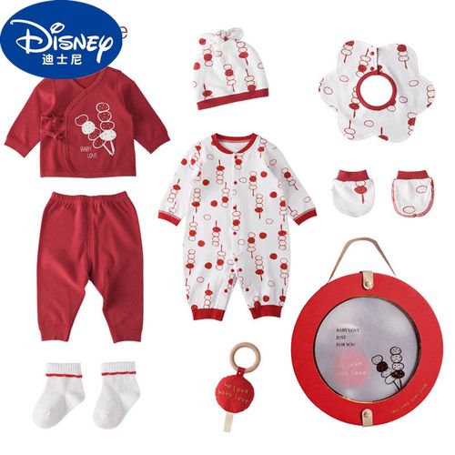 迪士尼(disney)品牌babylove婴儿礼盒套装新生儿衣服宝宝百天满月拜年