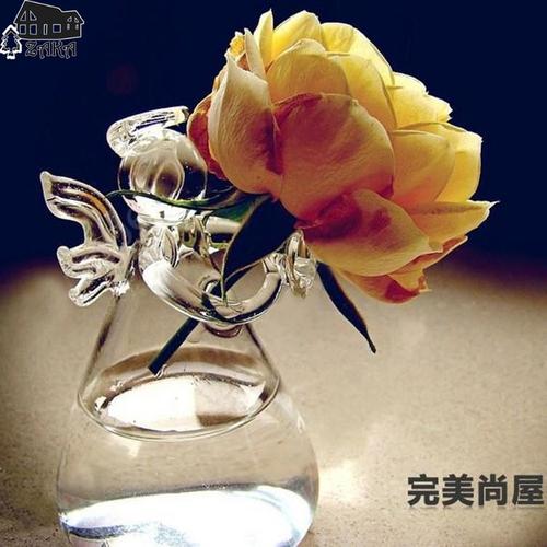 1pcs new keyama angel blessing creative glass flower vases