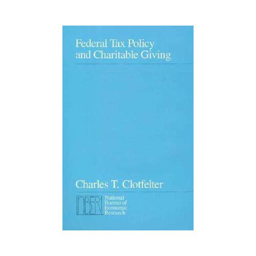 【预订】federal tax policy and charitable giving
