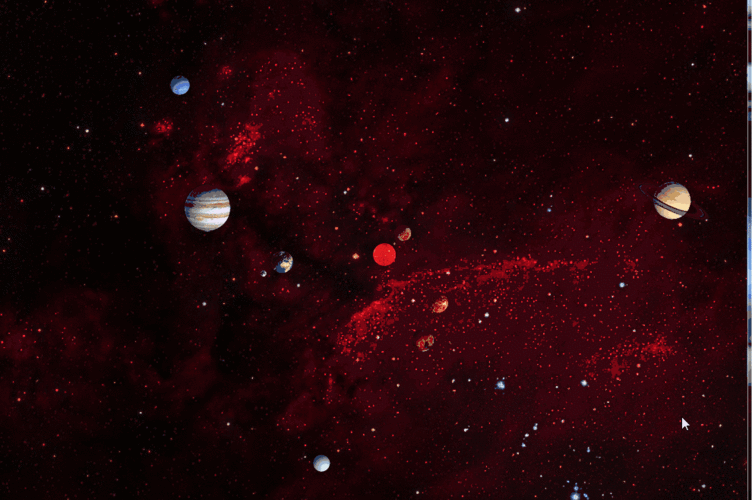 八大行星和卫星……    组成一个太阳系.