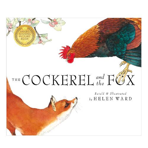 英文原版 寓言故事绘本 the cockerel and the fox 公鸡和狐狸 儿童