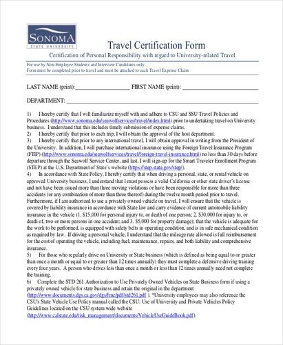 business certificate templates free download travel gift