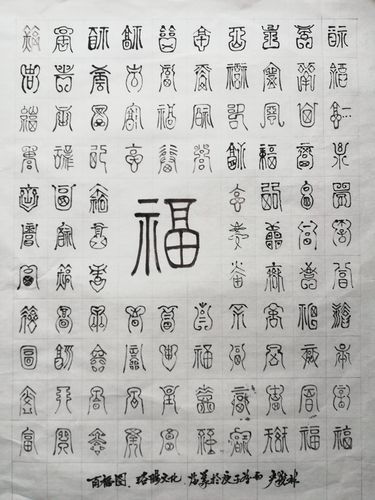 百福图