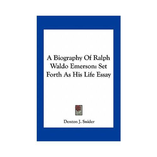 【预订】a biography of ralph waldo emerson: set forth as his