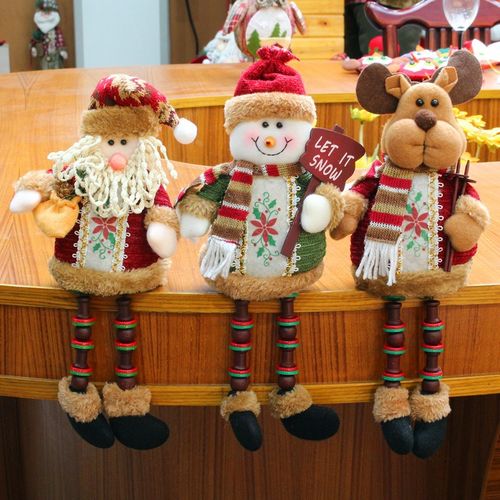 christmas doll ornament santa claus snowman deer gift 圣诞节