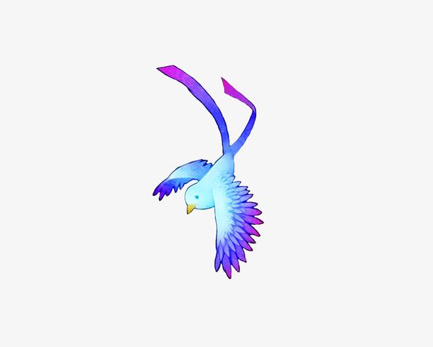 蓝色梦幻百灵鸟