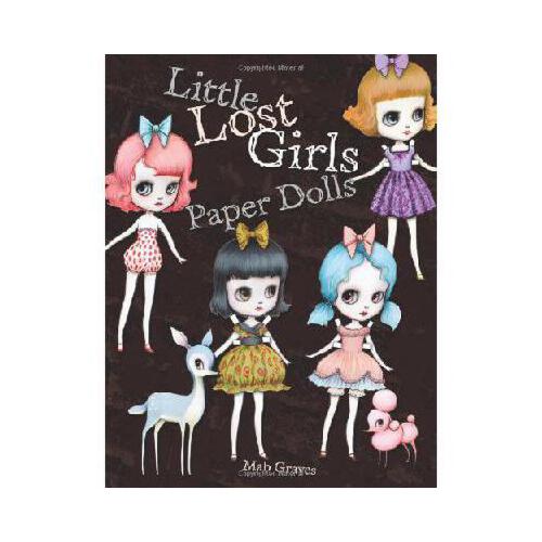 【预订】little lost girls paper dolls