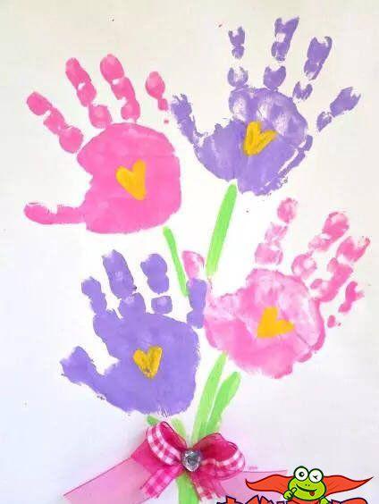 可爱的儿童手掌画图片大全,幼儿手掌画作品图片