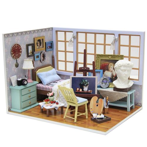 miniature wooden handmade model building kits birthday gift