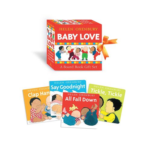英文原版 baby love a board book gift set 4册盒装纸板书 幼儿行为