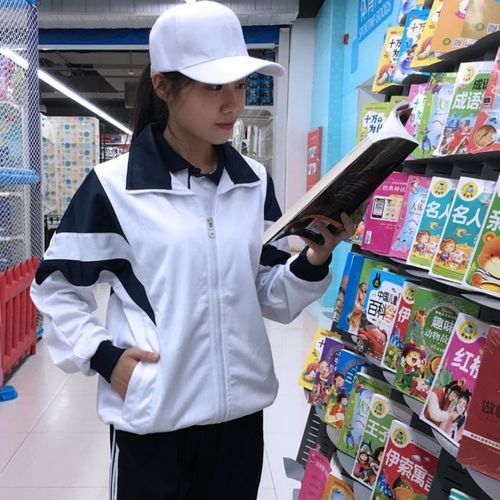 校服三件套女高中生班服套装学院风初中学生三道杠