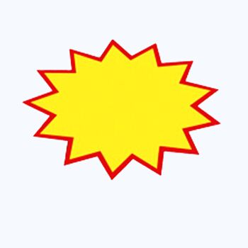 展示架爆炸贴惊爆价pop价签特价牌便利店促销牌广告纸爆炸花活动标价