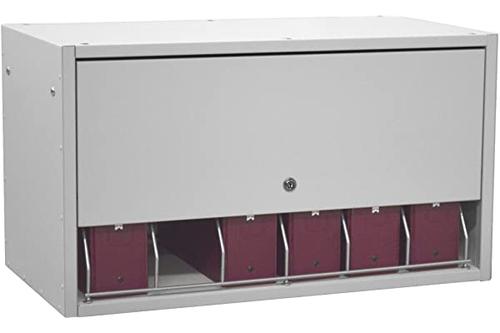 omnimed 266010-lg cubbie rack locking panel 浅灰色