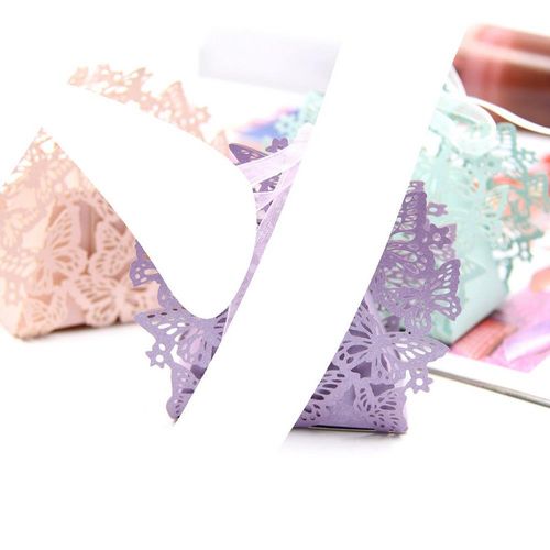 20pcs lovely butterfly candy box wedding favors paper gift b