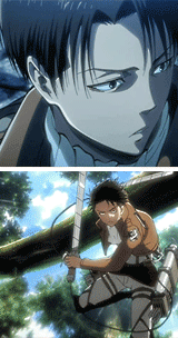 进击的巨人#无悔的抉择#自由之翼#利威尔#满屏幕的兵长 tum:levi