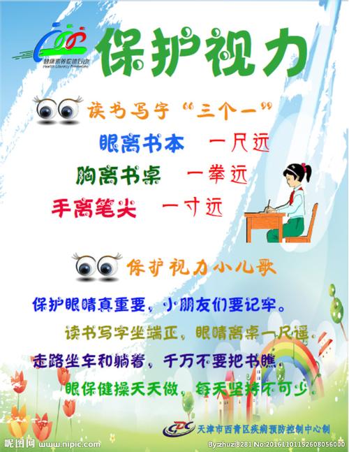 保护视力设计图__海报设计_广告设计_设计图库_昵图网