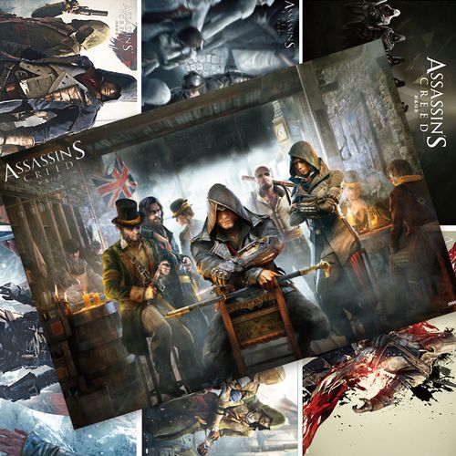 刺客信条海报墙贴游戏周边大革命起源兄弟会信仰之跃