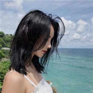 女生头像侧脸唯美