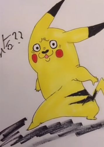 大神画皮卡丘,刚开始:确定不是画表情包?结尾:有点暖心啊!