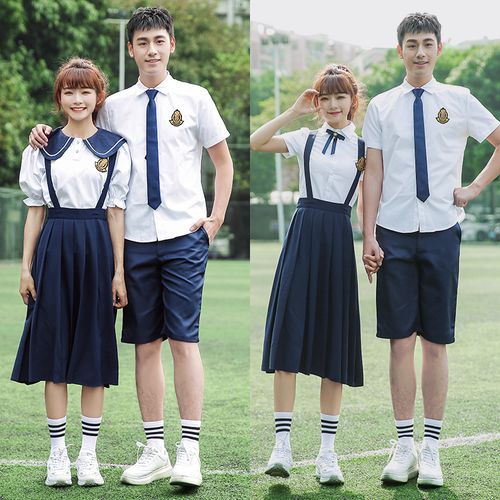 校服套装学院风韩国中学生班服夏季高中初中生英伦风学生装制服女