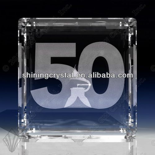 beautiful crystal 3d laser gift for anniversary