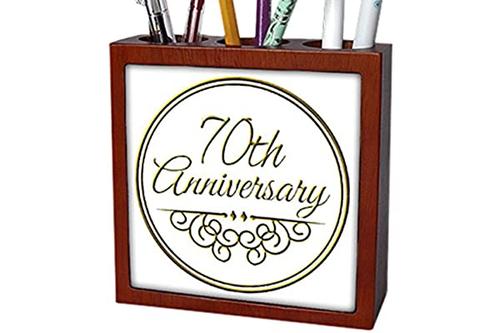 3drose ph_154512_1 70th 金色文字用于庆祝结婚纪念日 70 年结婚一起