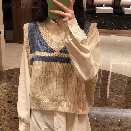 crew printing fleece sexy solid sleeveless cashmere sweater