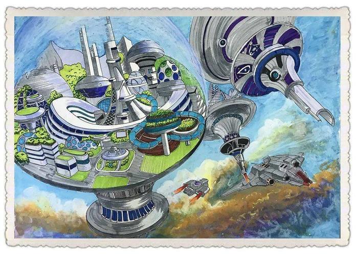 经开一校第三十六届西安市青少年科技创新大赛获奖科幻画作品展示