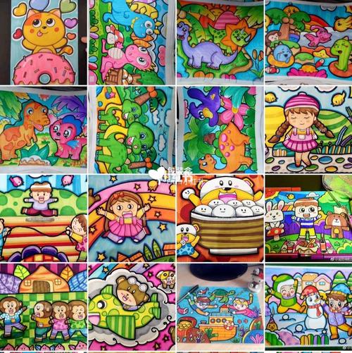 分享001 61 儿童画马克笔素材_素材_儿童画_马克笔