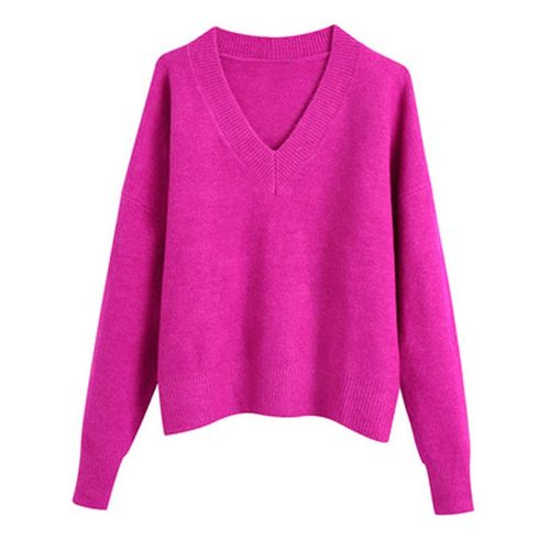 cashmere sweater casual o-neck  party fleece printing jumper