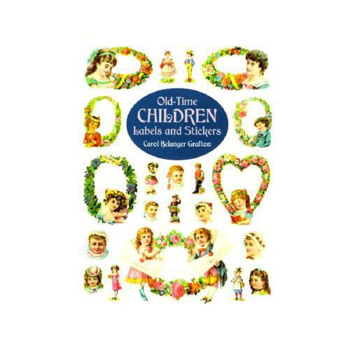 【预订】old-time children labels and stickers