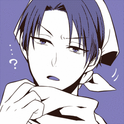 进撃の巨人##利威尔##gif# 眨眼的兵长o -></p></a>ゆんふぁ 侵删
