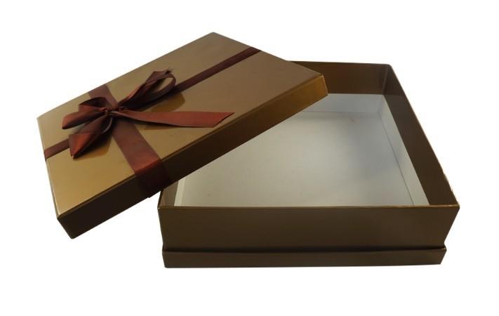 supply flat pack square cardboard gift box with lid texture