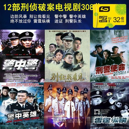 32g内存卡刑侦破案电视剧12部308集mp4视频老人看戏机