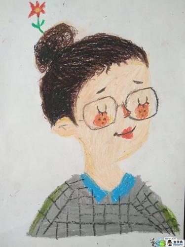 我的自画像人物儿童画作品大全